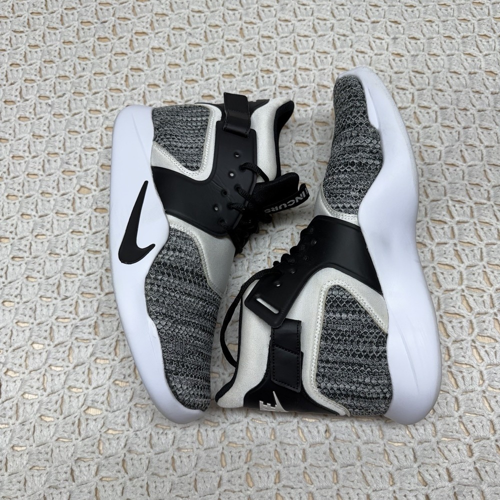 Nike Incursion Sneakers Men Sz 12 Black White Gray Mid Top Basketball 916764-003 - Picture 8 of 11